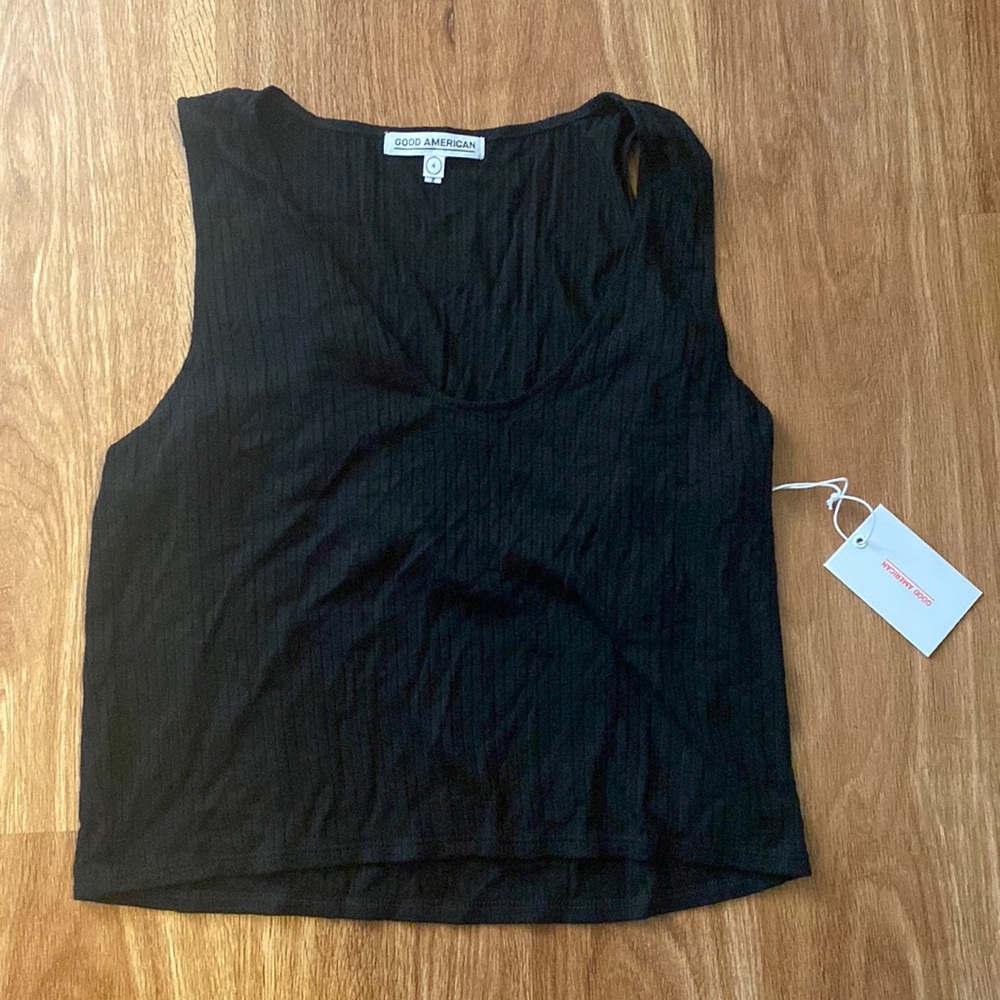 Good American knit crop top
